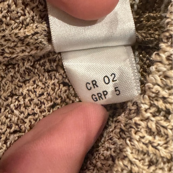 St. John Sport Metallic Striped Gold Knit Tank Too Size Small EUC - Picture 8 of 9